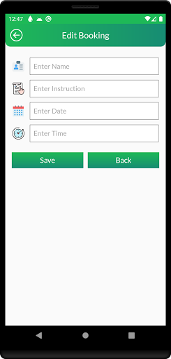 SOS lone worker alert screen in the SMS-Patrol guard app
